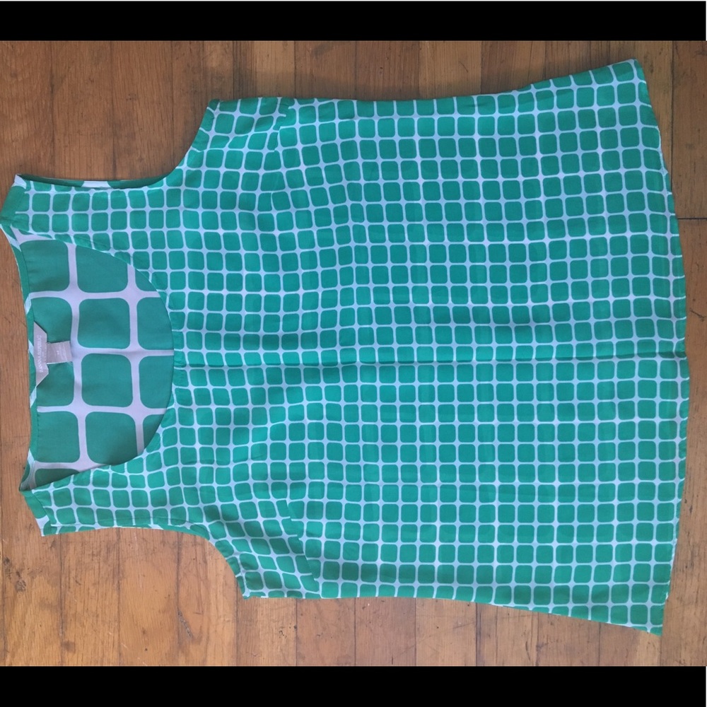 Green Sleeveless Top